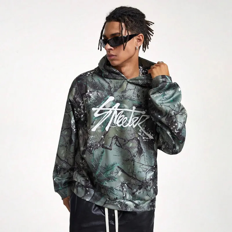 hongfeng offers men’s graphic hoodies with trendy patterns and excellent craftsmanship.